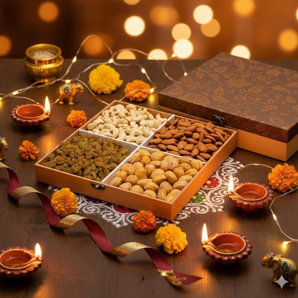 Festive Dry Fruit Market Shopping