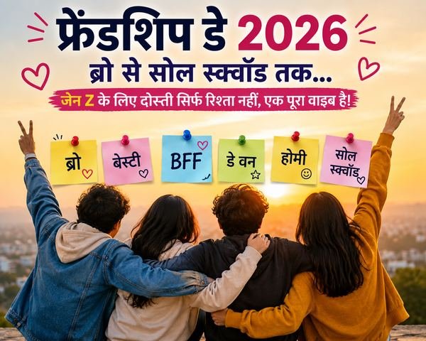 Friendship Day 2026: ‘ब्रो’ बेस्टी से ‘सोल स्क्वॉड’ तक… जेन जी के लिए दोस्ती अब सिर्फ रिश्ता नहीं, पूरा वाइब है